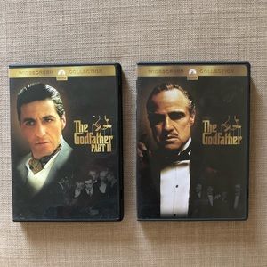 Paramount pictures: The Godfather I,II . DVDs